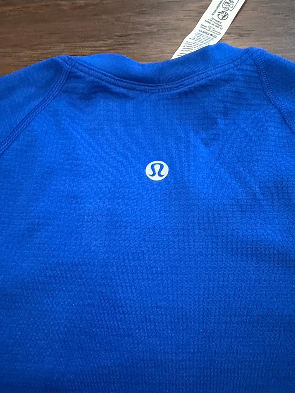 lululemon athletica Swiftly Tech Cropped T-Shirt Size 4 in Blue - C53-018 - Picture 7 of 7